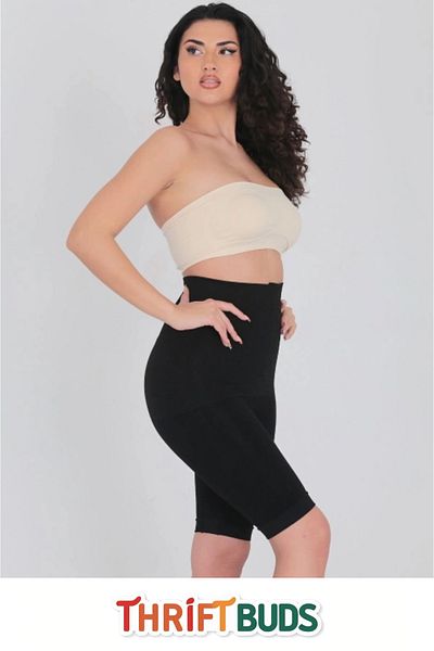Thriftbuds Special Production High Waist Agraflı Slimming Firming Zippered Recovery Comfortable Jumpsuit Stylish Corset