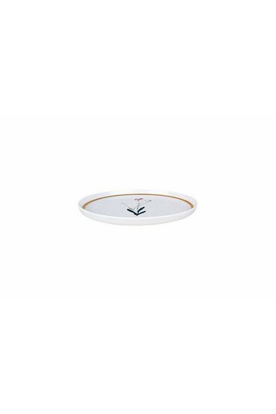 Porland Botanical Patterned Plain Plate - 18cm 04alm005065