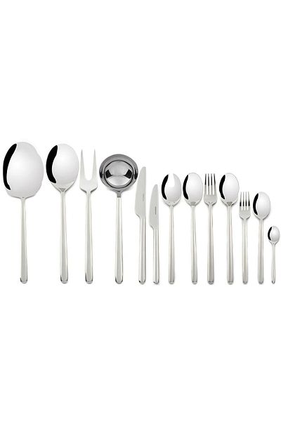 Mikasa Moor Dolce Silver 90 Piece Fork Spoon Knife Set