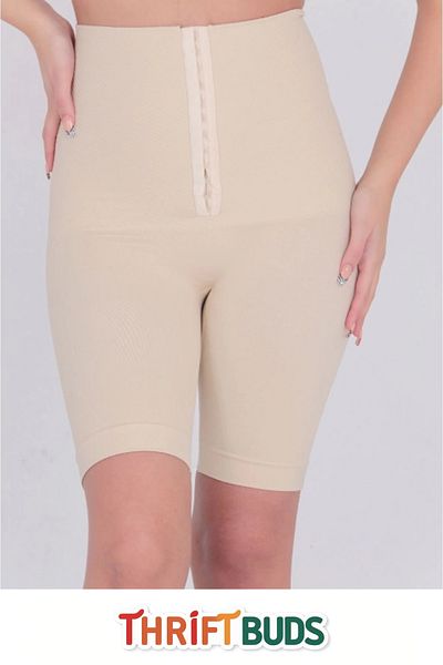 Thriftbuds Special Production High Waist Agraflı Slimming Firming Zippered Recovery Comfortable Jumpsuit Stylish Corset