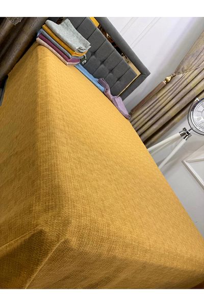 NİVEMESHOME Nivemeshome Mustard 160X230 Single Pique Cover Single
