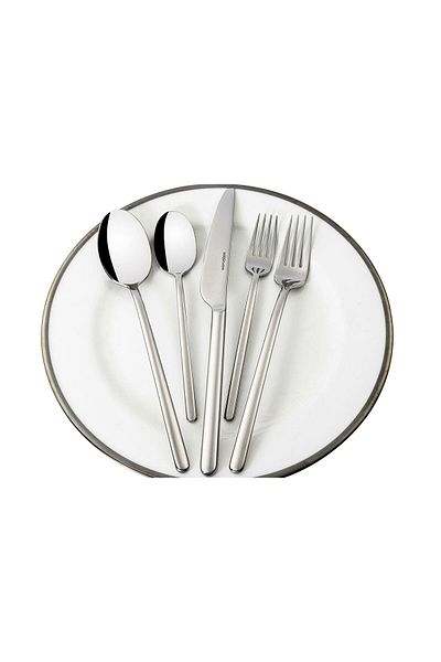 Mikasa Moor Dolce Silver 90 Piece Fork Spoon Knife Set