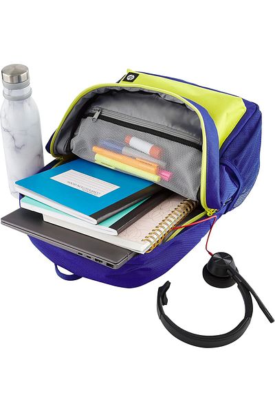 HP Campus 15.6" Backpack Yellow / Navy 7J596Aa