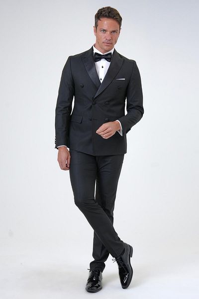 SÜVARİ Slimfit Plain Tuxedo Suit
