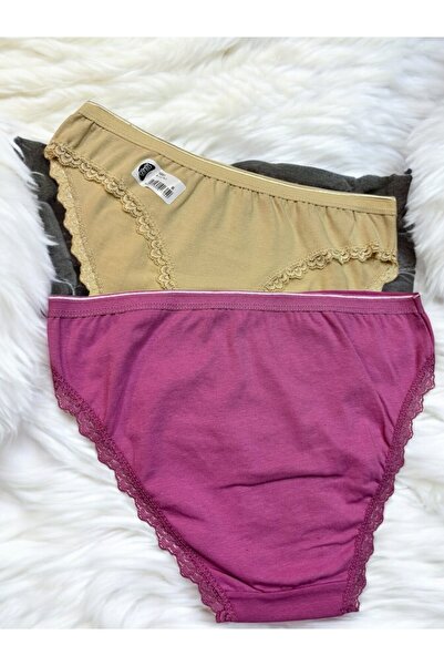 Hirazenmoda Σετ 4 βαμβακερά γυναικεία εσώρουχα μπικίνι