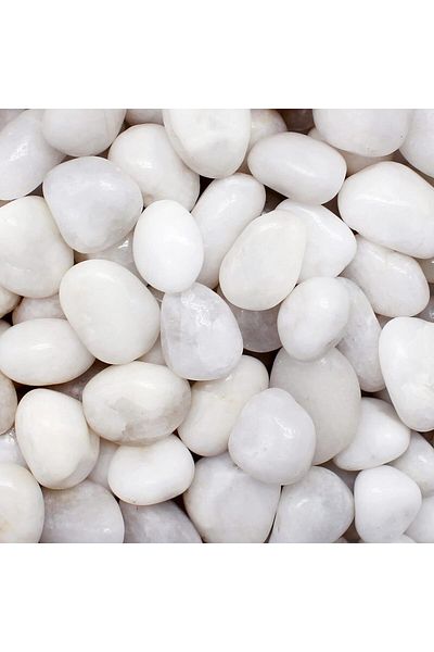 Generic River Rock Stones Pebbles 2-3cm Natural Decorative Polished Mixed White Pebbles 5lb (2.25 KG)