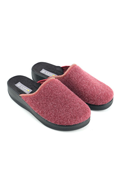 GEZER Luna Women's Winter High Heel Felt Home Garden Slippers