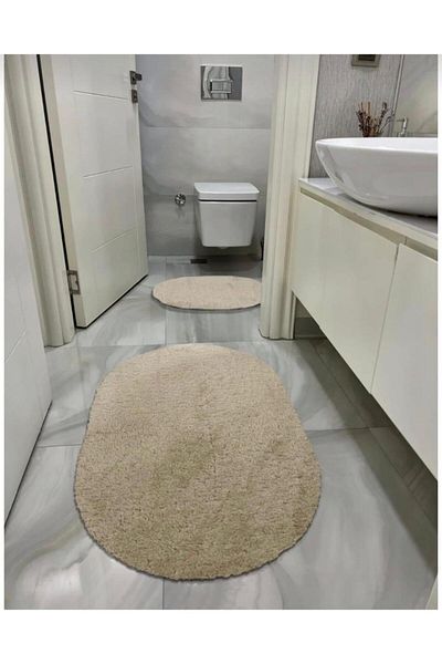 AKSU Post Plush Washable Decorative Bathroom Toilet Set
