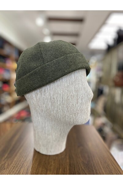 Göksu Şapka Yünlü Kışlık Docker Şapka Kısa Şapka Arkası Ayarlı Sipersiz Şapka