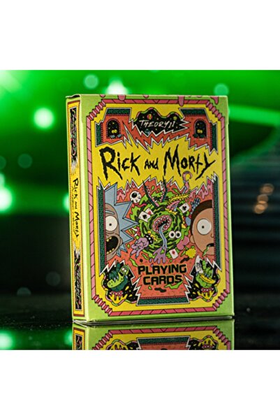 OyuncaklarÜlkesi ورق اللعب Theory11 Rick & Morty Premium - بطاقات اللعب القاب...