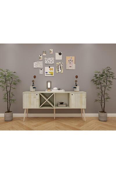 FASTWOOD Akasya Ladin Dolap-Konsol