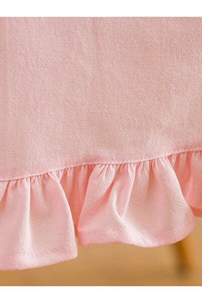 LC Waikiki Lcw Home Pink Ruffle Detailed Runner 45X120 cm