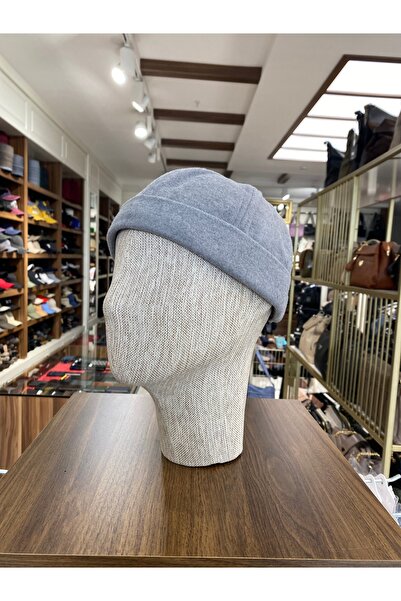 Göksu Şapka Yünlü Kışlık Docker Şapka Kısa Şapka Arkası Ayarlı Sipersiz Şapka