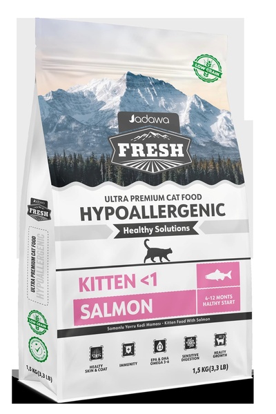 jadawa Fresh Hypoallergenic Somonlu Yavru Kedi Maması 1,5 KG