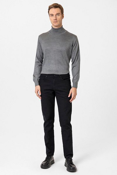 SÜVARİ Slim Dobby Trousers