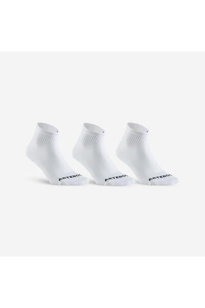 Decathlon Artengo Tennis Socks - Medium Size - 3 Pairs - White - Rs 100