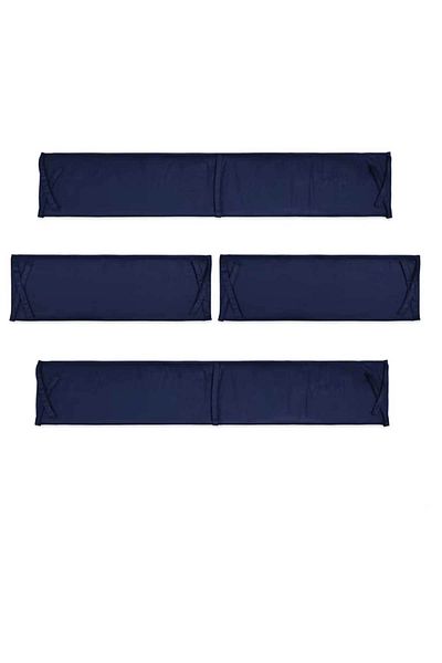 RevuBaby 4 Pieces Crib Edge Protector Baby Kids Bed Edge Softener 70X130Cm