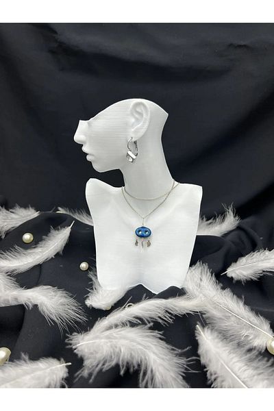 Goplast Premium 22 cm Women's Figure Necklace and Mannequin Set - Special Organizer for Shops and Homes
