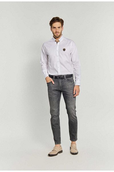 Campione Men's Italian Collar Collar Buttoned Henning Shirt 257709402