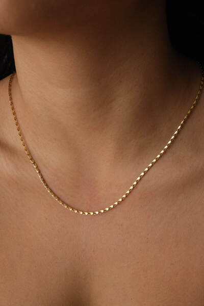 ESBAFLOR قلادة سلسلة ببغاء رفيعة من الفولاذ مقاومة للتشويه 2 مم مناسبة للاستخدام اليومي