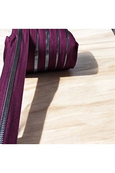 Eyfel tip 5 kemik fermuar 10 metre fermuar 10 başlık ortası nikel