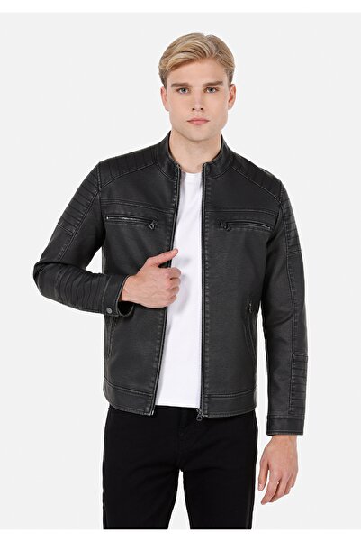 Colin's معطف أنثراسايت بو للرجال