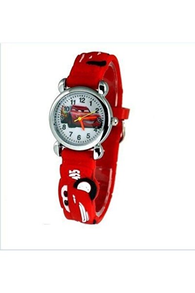ZAVİRA Arabalı Çocuk Kol Saati Silikon Kordon