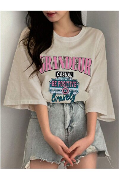 MOONBULL Γυναικείο μπλουζάκι Grandeur Printed Oversize