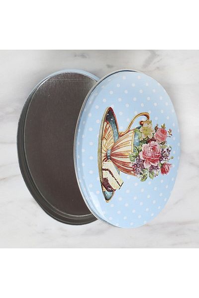sylar Loren Metal Oval Storage Box