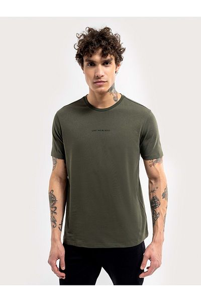 Loft Lf 2036274   Men's Regular Fit T-Shirt K.Sleeve - K.Khaki - m - St07965-K.Khaki-M