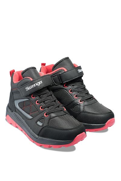 Slazenger Winter Waterproof Velcro Kids Boots Black/Red