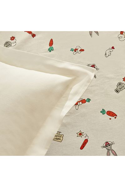 Looney Tunes Karaca Home Looney Tunes Carrot Crazy Single Bed Sheet Set