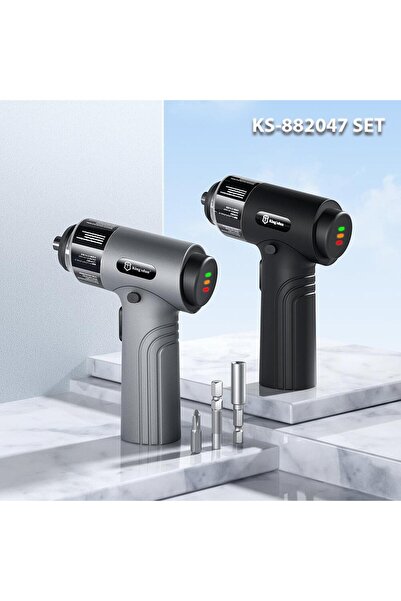 Kingsdun Sarjli Tornavida Seti 35 Parçali Manyetik Uç 5v 2500mah