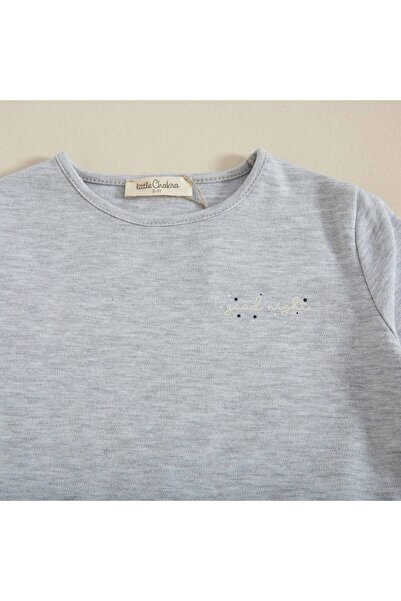 Chakra Pijama Set Gri Melanj