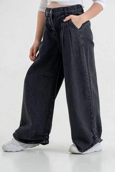 GİYİCEM TEKSTİL Girl's Elastic Leg Jeans - 2129