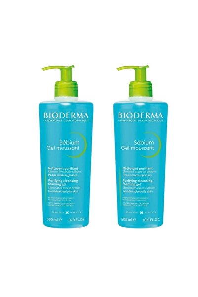 Bioderma Sebium Foaming Gel 500 ml 2 Adet