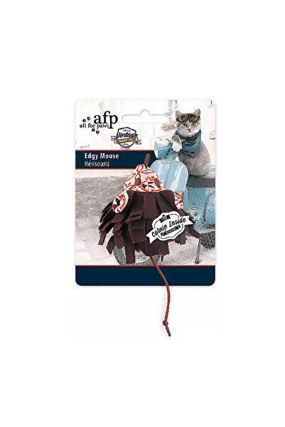 Afp Vintage Cat - Plush Mouse Toy