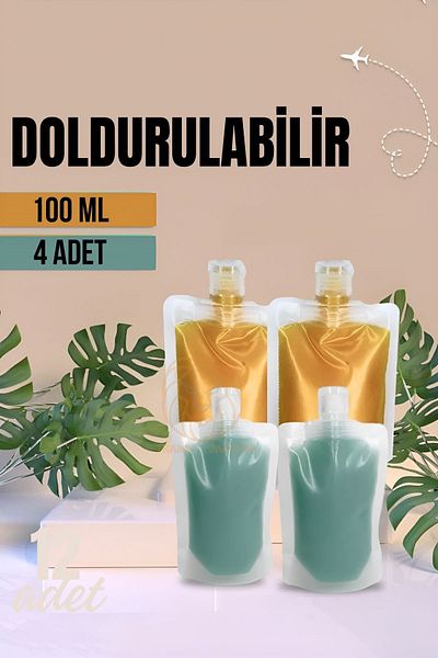 Transformacion حاوية شامبو كريمية قابلة لإعادة الاستخدام - 4 قطع 721129