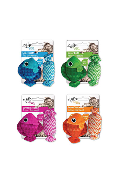 Afp Modern Cat - Plush Shiny Fish Toy Alithestereo