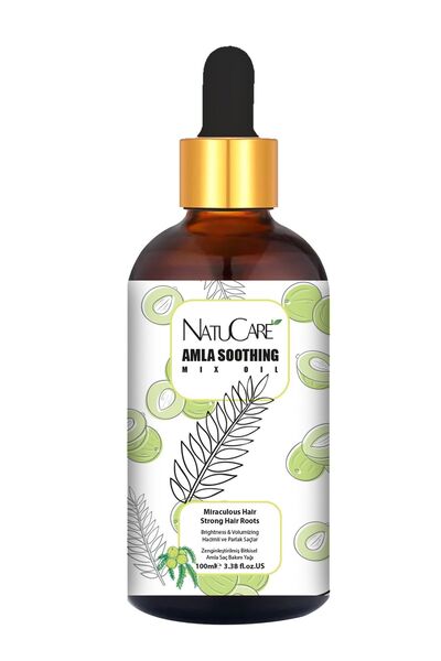 NatuCare Amla Hair Care Oil with High Shine and Fast Growth Effect 100ml