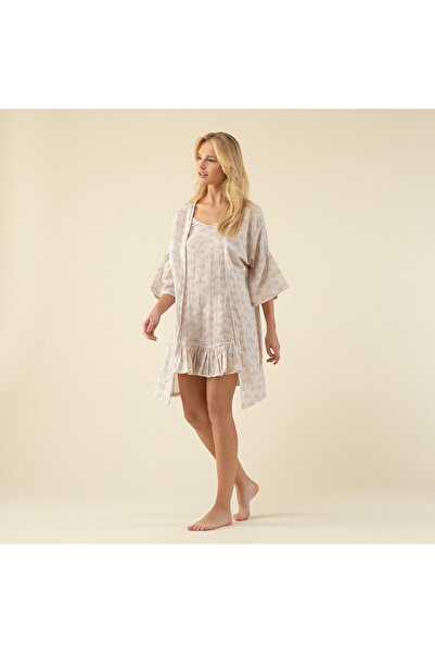 Chakra Nawal Sabahlık EKRU/TURUNCU