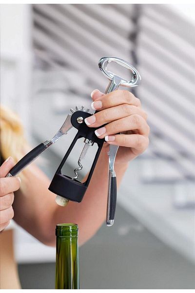 Milenay Premium Winged Wine Opener - Corkscrew Set, Waiter Type