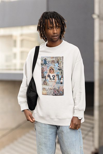 SEVBANO Taylor Swift 1989 Printed Unisex Oversize Singer Sweatshirt