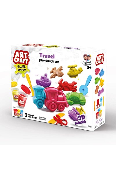 Doğan Oyuncak Dünyası 168 Gr. Travel Tools Play Dough Set - Dough Molds