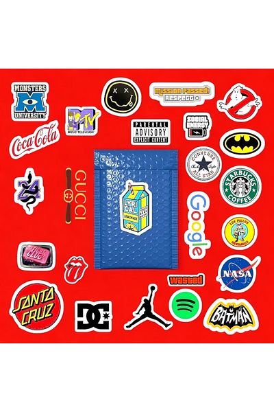 Major Selection Pachet de autocolante de marcă cu logo - Bullet Journal Notebook Sticker Agenda Laptop Etichetă