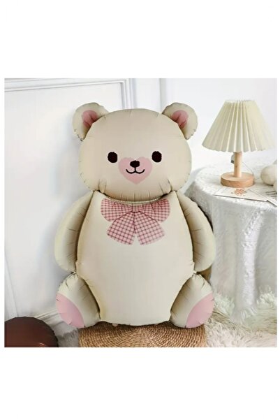 BİDOLUMUTLULUK Retro Cute Bear and Balloon Set - Party Celebration Entertainment