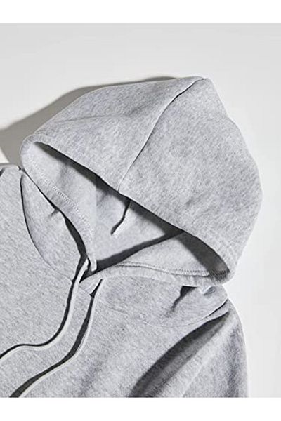 zeag Heart Printed Gray Tracksuit Set