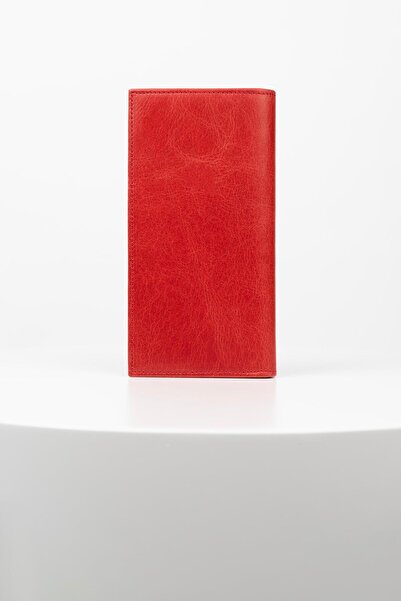 BAYDERİ Junias Genuine Leather Magnet Wallet with Phone Chamber