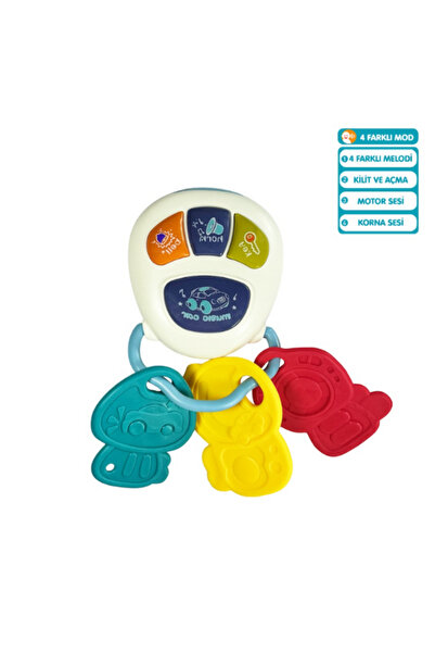 Wingzy Işıklı ve Müzikli Anahtarlık Bebek Piyanosu