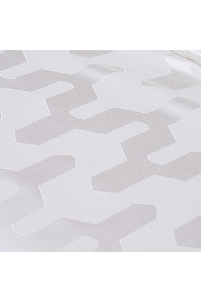 Schafer Scala Home Double Bed Cover Set - 7 Pieces, Cream